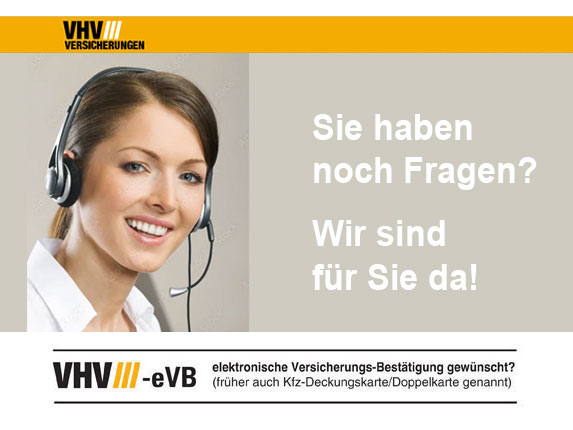 elektronische Versicherungs-Bestätigung - eVB-Deckungskarte